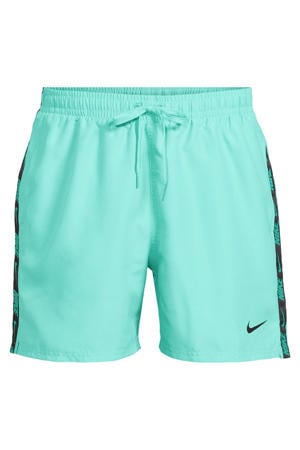 zwemshort Breaker Logo tape 5" Volley turquoise