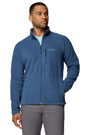 fleece vest blauw