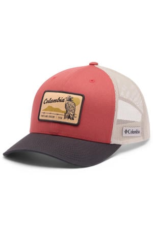 pet Mesh Snap Back koraalrood/ecru