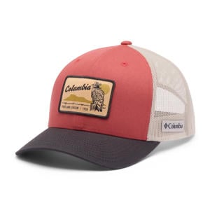 pet Mesh Snap Back koraalrood/ecru
