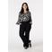 MS Mode top met paisley print zwart