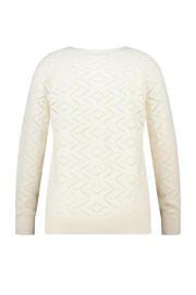 thumbnail: MS Mode pullover ecru broderie