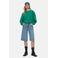 LTB wide leg high waist short medium blue denim