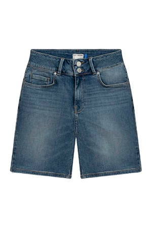 denim regular waist short