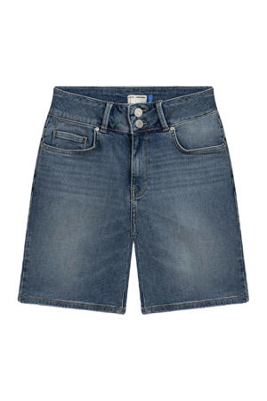 denim regular waist short