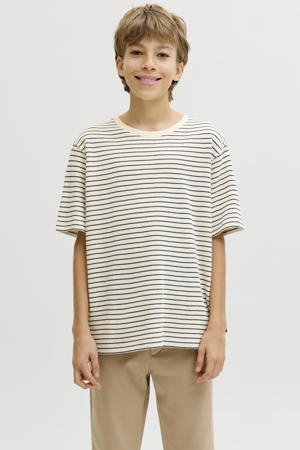 gestreepte T-shirt ecru