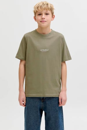 T-shirt groenbruin