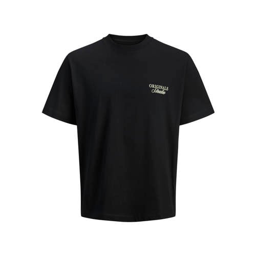 JACK & JONES JUNIOR T-shirt met backprint zwart afbeelding