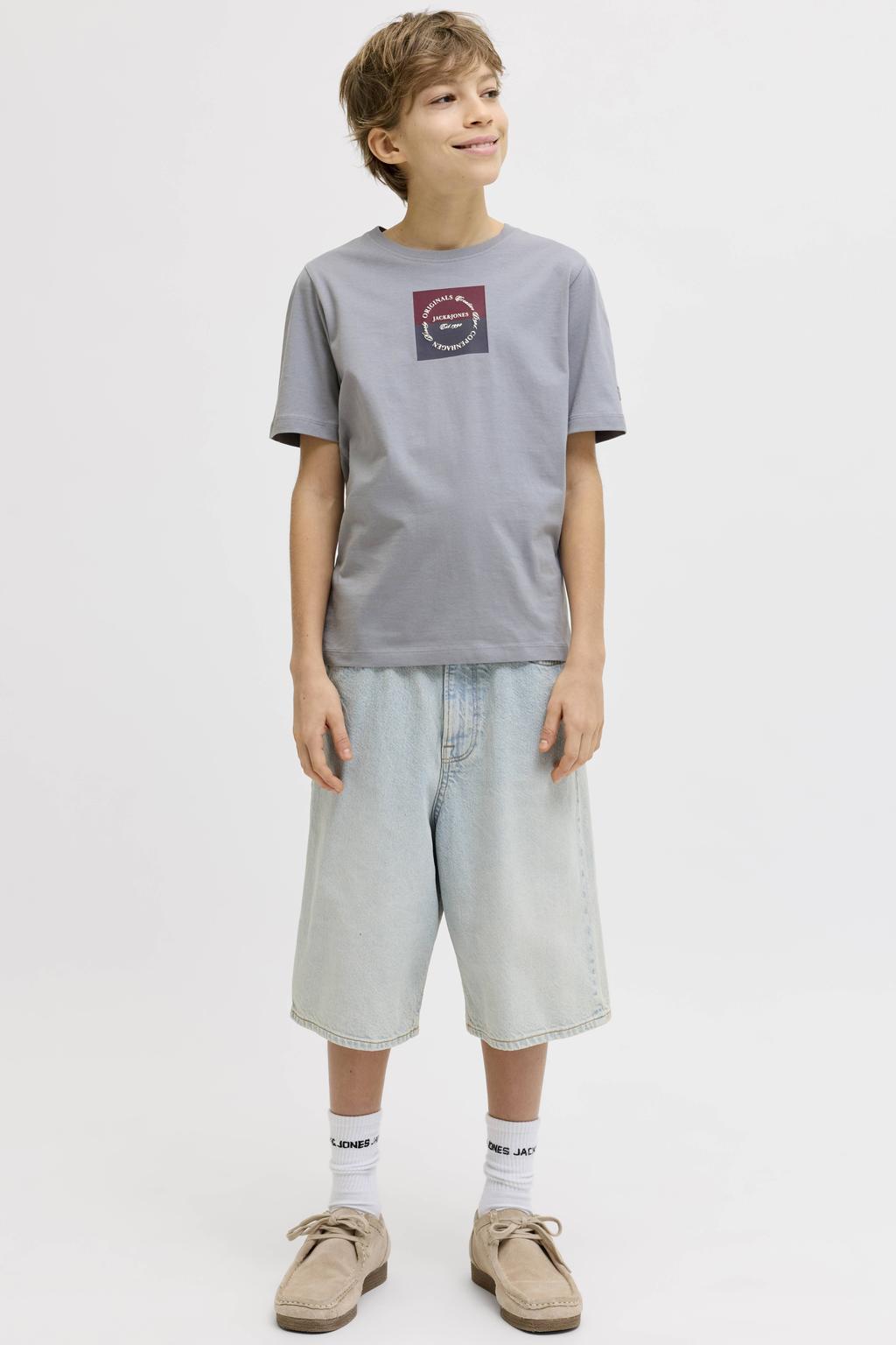 JACK & JONES JUNIOR T-shirt grijs