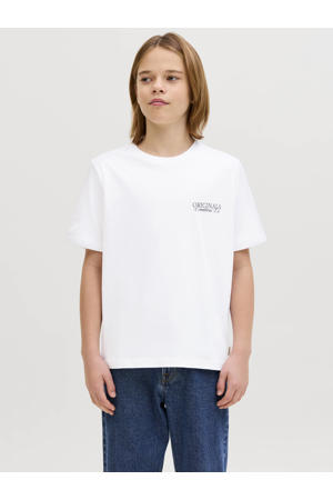 T-shirt met backprint wit