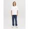 JACK & JONES JUNIOR T-shirt met backprint wit