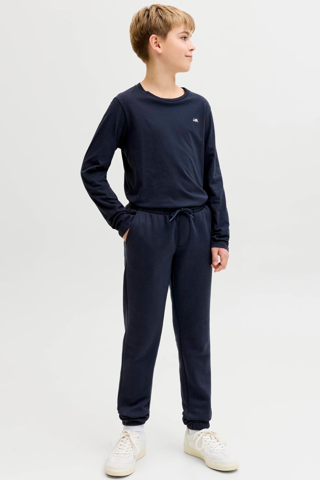 JJ REBEL JUNIOR regular casual broek donkerblauw