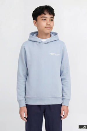 hoodie lichtblauw