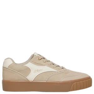 suède sneakers beige