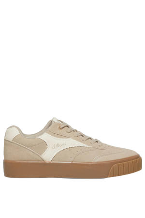 suède sneakers beige