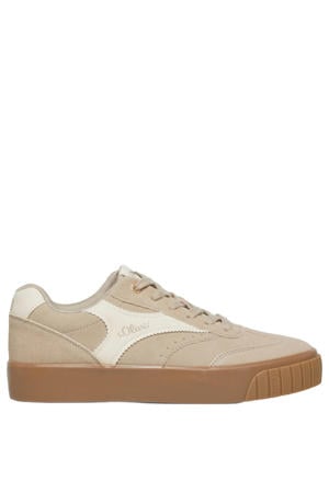 suède sneakers beige