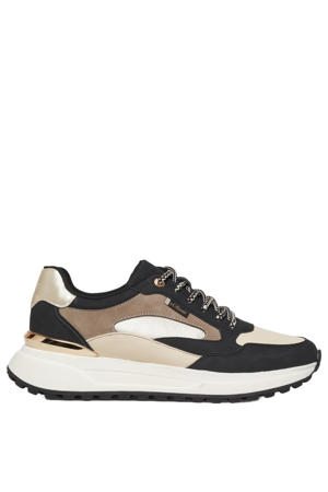 sneakers zwart/beige