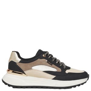 sneakers zwart/beige