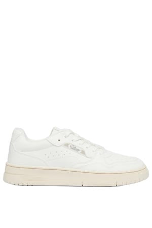 leren sneakers wit