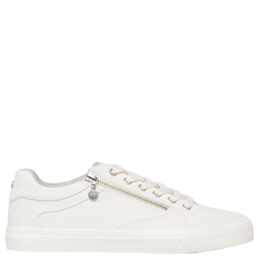 Witte dames s.Oliver Women Shoes sneakers van 100% polyurethaan