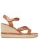 s.Oliver Women Shoes leren espadrilles cognac