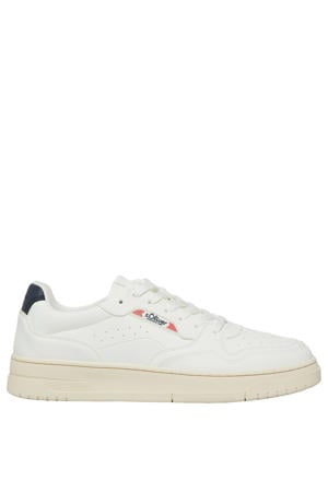 leren sneakers wit