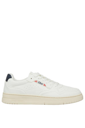 leren sneakers wit