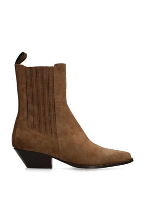suède cowboylaarzen bruin