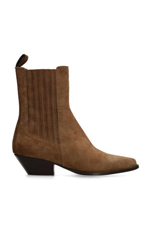 suède cowboylaarzen bruin