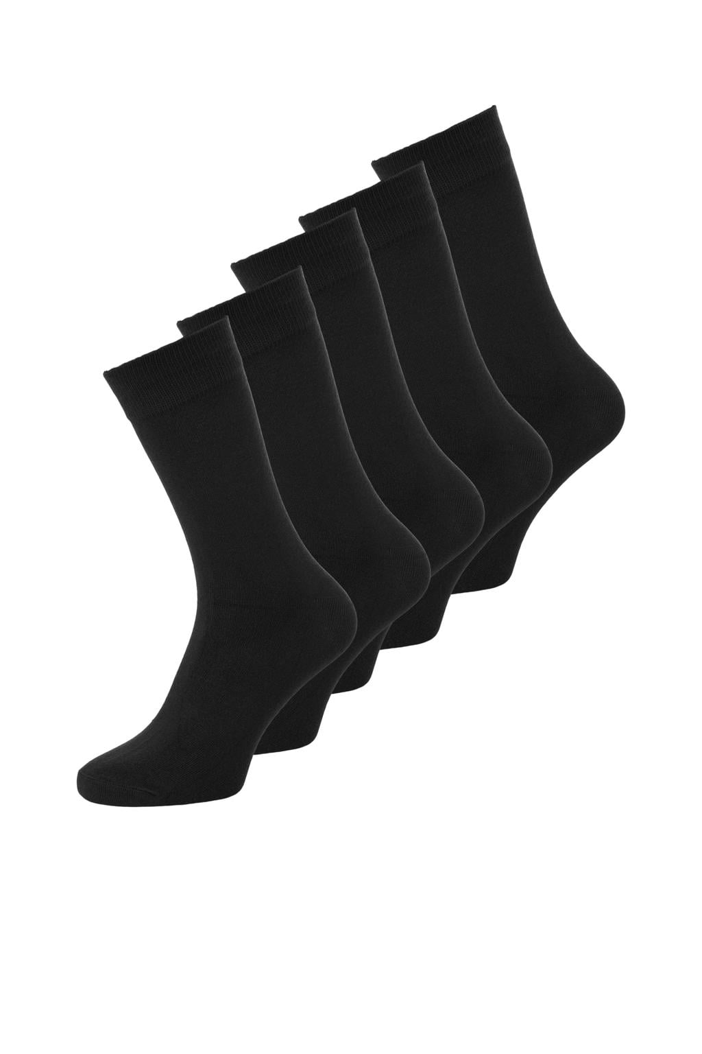 JACK & JONES sokken JACBASIC - zwart (set van 5)