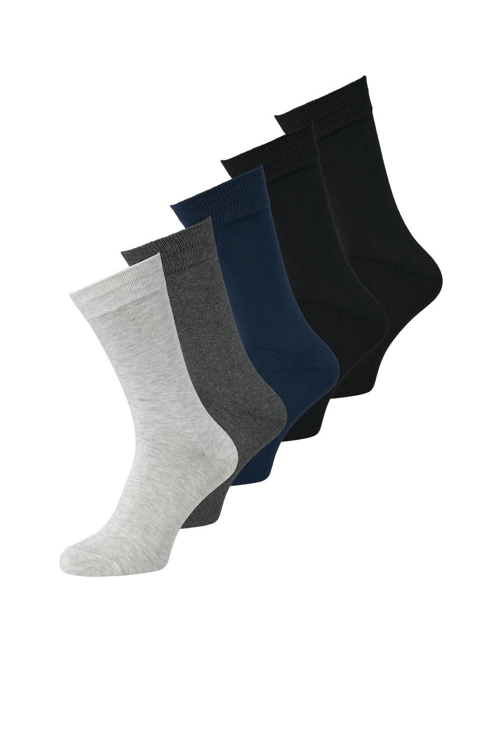 JACK & JONES sokken JACBASIC - multi (set van 5)