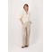 Zusss wide leg high waist broek beige