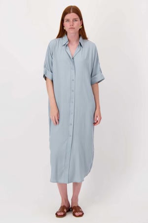 blousejurk light blue denim