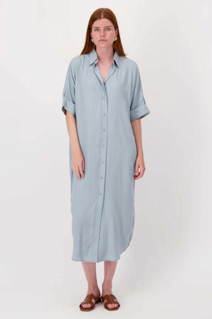 blousejurk light blue denim