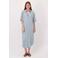 Zusss blousejurk light blue denim