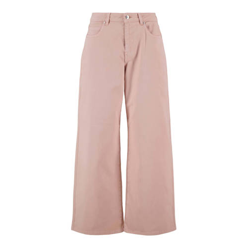 Zusss wide leg jeans lichtroze afbeelding