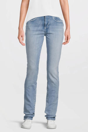 JONNA HIGH slim fit jeans light blue denim