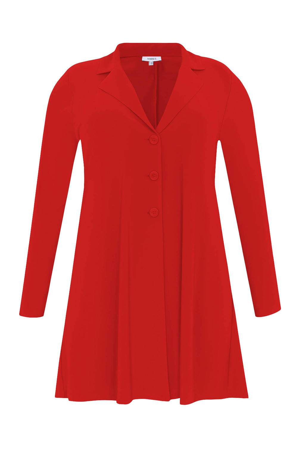 YOEK regular blazer rood