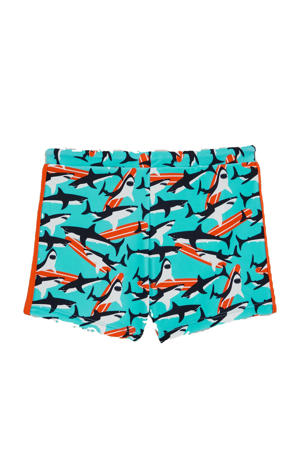zwemboxer lichtblauw/donkerblauw
