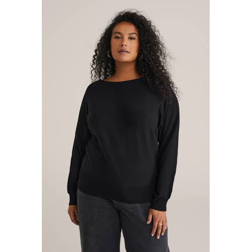 WE Fashion pullover zwart afbeelding