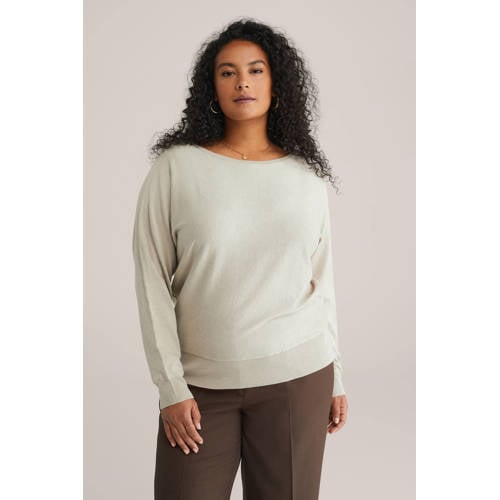 WE Fashion pullover beige afbeelding