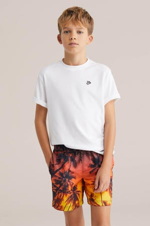 zwemshort oranje/geel
