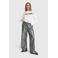 Alix the Label wide leg regular waist broek zilver