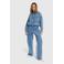 Alix the Label wide leg jeans light blue denim