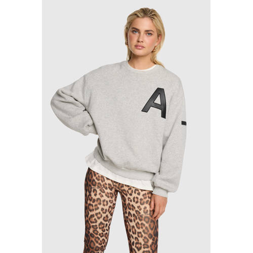 Alix the Label sweater grijs melange afbeelding