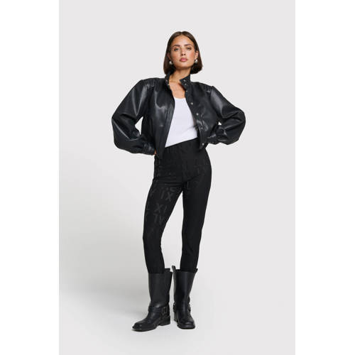 Alix the Label Skinny regular waist legging zwart afbeelding