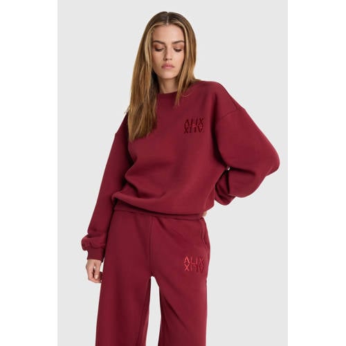 Alix the Label sweater donkerrood afbeelding
