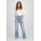 Raizzed high waist flared jeans medium blue denim