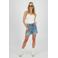 Raizzed regular waist denim short medium blue denim