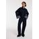 Refined Department denim spijkerjas met glitter dark blue denim